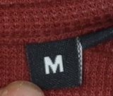 Jack & Jones Premium Men's Red Long Sleeve Crew Neck T-Shirt Size M