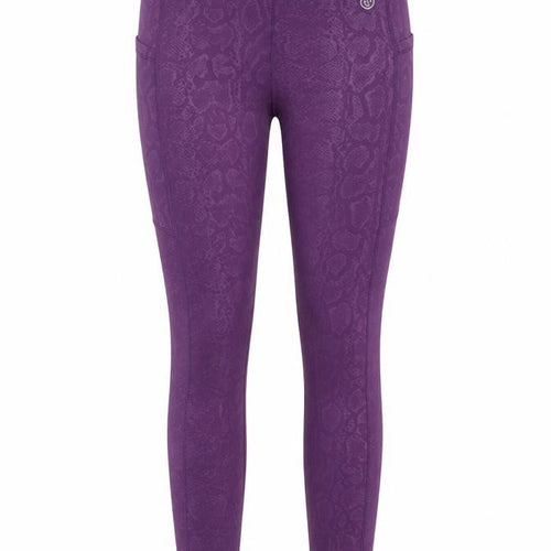 Dunnes Stores Women's Purple Animal Print Leggings Size S