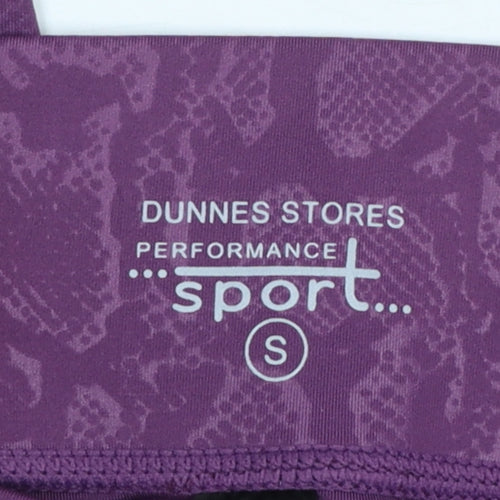 Dunnes Stores Women's Purple Animal Print Leggings Size S