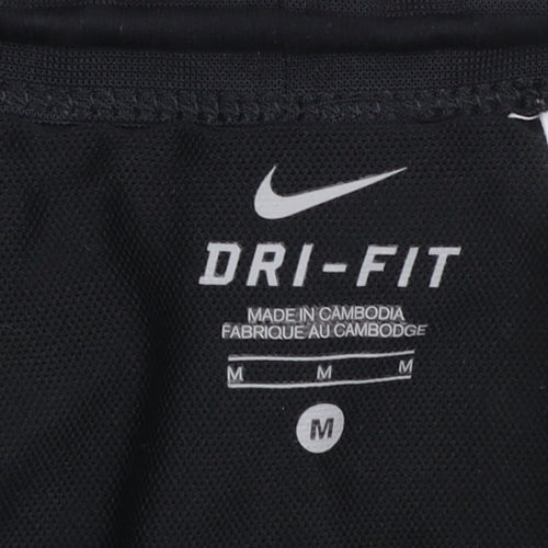 Nike Womens Black Dri-FIT Compression Running Capri Shorts M