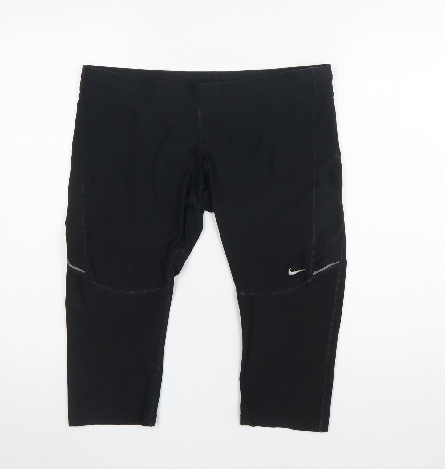 Nike Women's Black Dri-FIT Compression Activewear Shorts XL