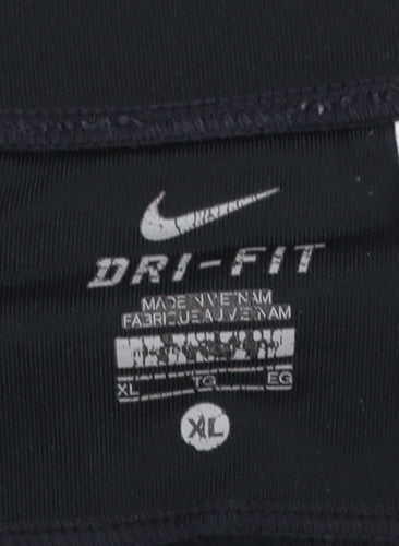 Nike Women's Black Dri-FIT Compression Activewear Shorts XL