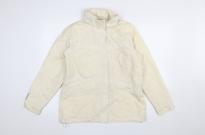 Regatta Women's Ivory Waterproof Rain Jacket Size 12 Lined Windproof Coat