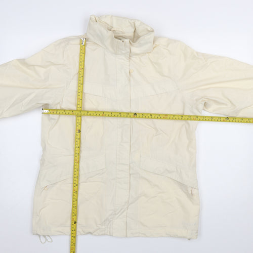 Regatta Women's Ivory Waterproof Rain Jacket Size 12 Lined Windproof Coat