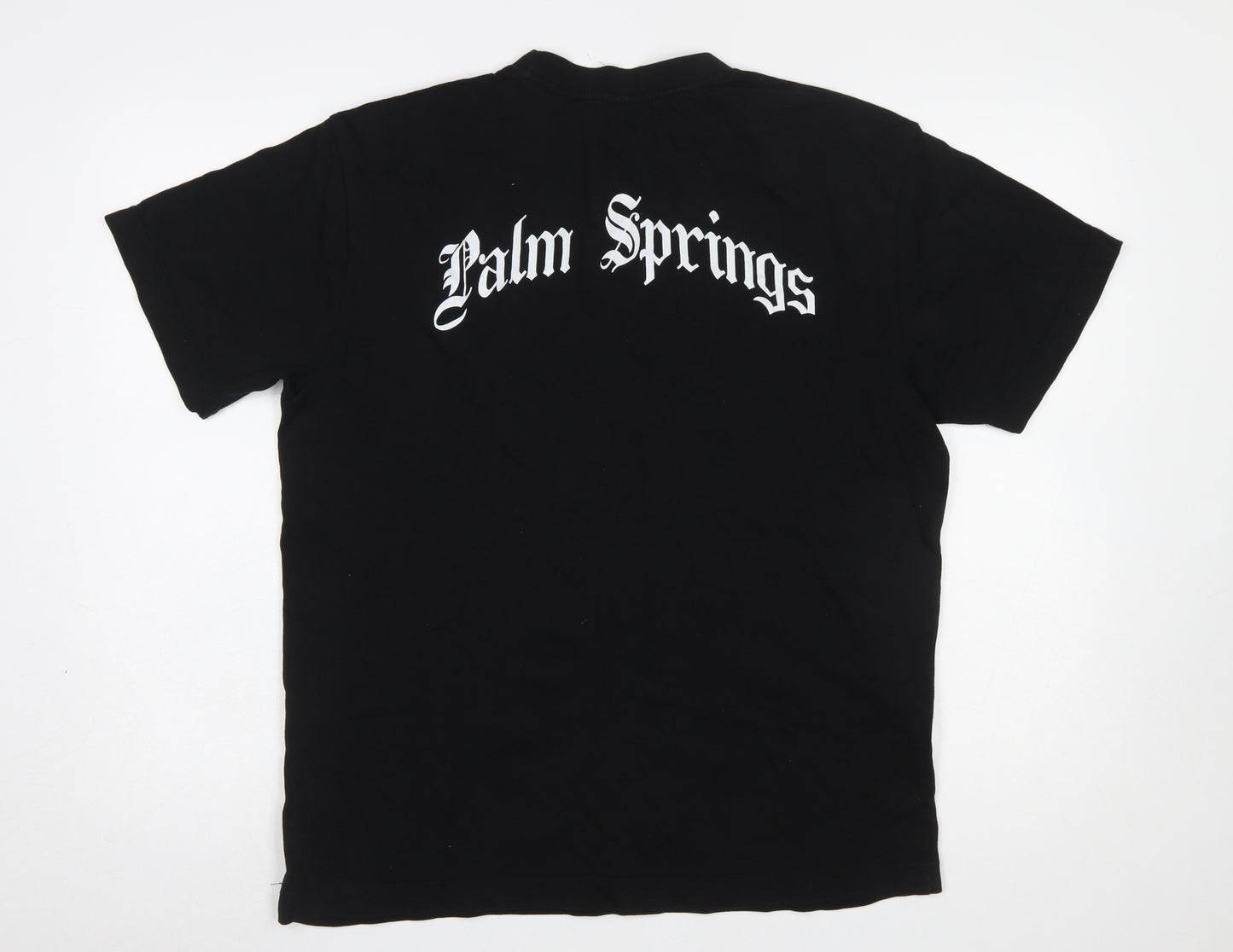 Anthem Men's Black Palm Springs Teddy Graphic Organic Cotton T-Shirt L