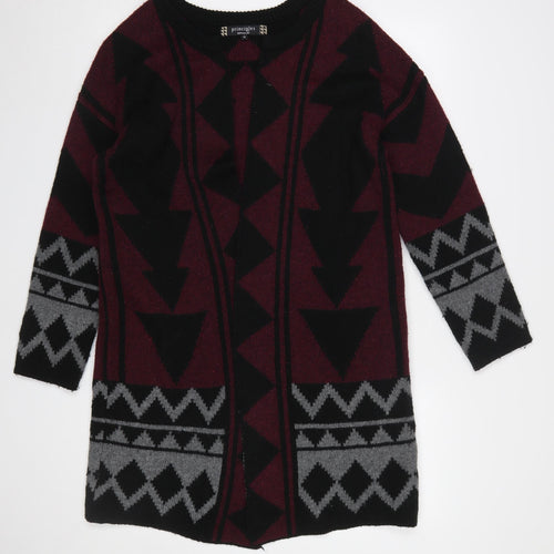 Principles by Ben de Lisi Women's Multicoloured Size 12 Aztec Knit Cardigan
