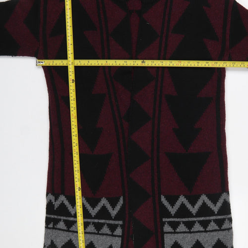 Principles by Ben de Lisi Women's Multicoloured Size 12 Aztec Knit Cardigan