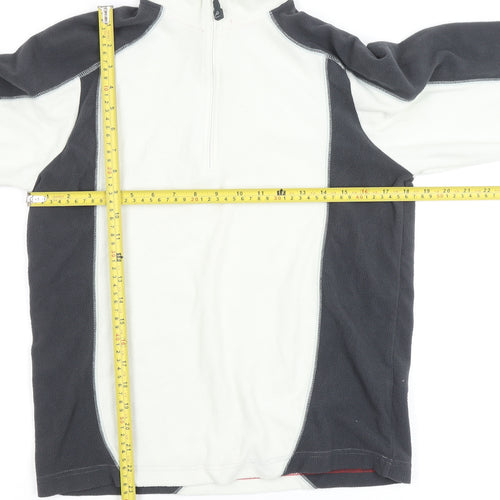 Elevation Snow Women’s Black & White Fleece Pullover Sweatshirt S