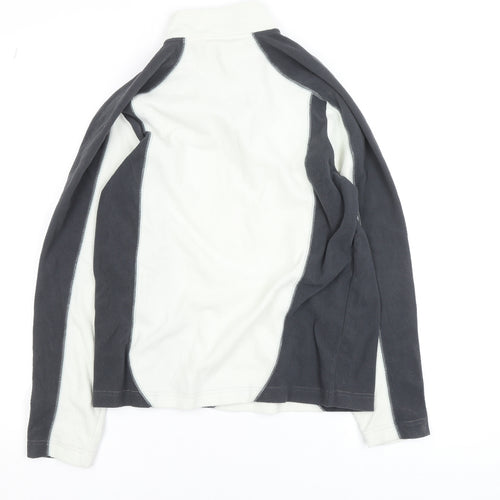 Elevation Snow Women’s Black & White Fleece Pullover Sweatshirt S