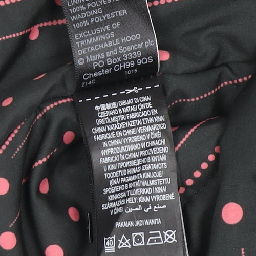Marks and Spencer Women’s Grey Hooded Parka Coat Size 8