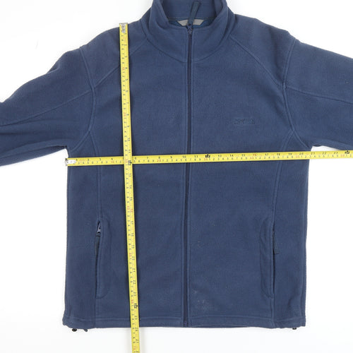 Regatta Men's Blue Full Zip Fleece Sweatshirt Size S