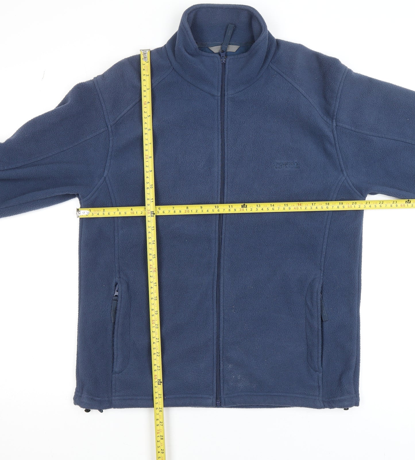 Regatta Men's Blue Full Zip Fleece Sweatshirt Size S