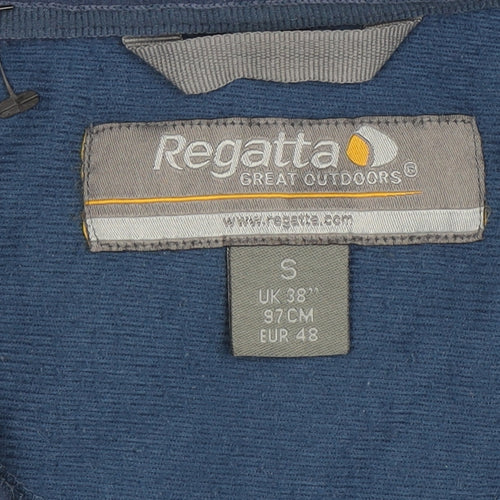 Regatta Men's Blue Full Zip Fleece Sweatshirt Size S