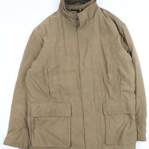 Lakeland Men's Brown M 40 Regular Fit Lined Parka Jacket