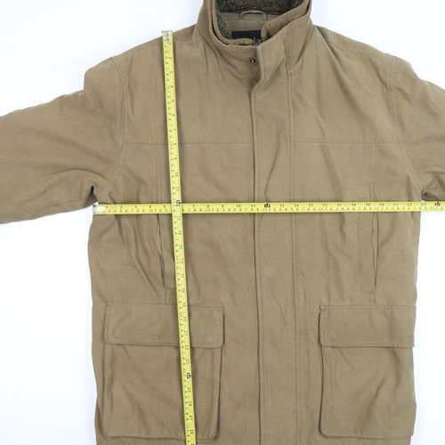 Lakeland Men's Brown M 40 Regular Fit Lined Parka Jacket
