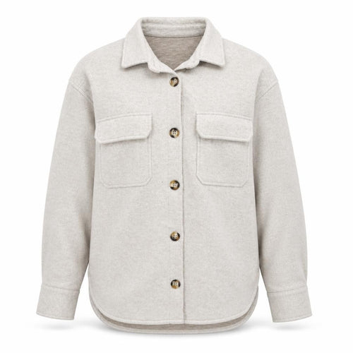 Ardene Men Beige Relaxed Fit Long Sleeve Button-Up Casual Shirt S