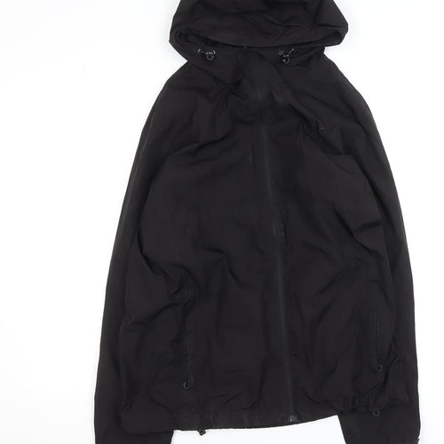 Slazenger Mens Black M Hooded Waterproof Windbreaker Jacket