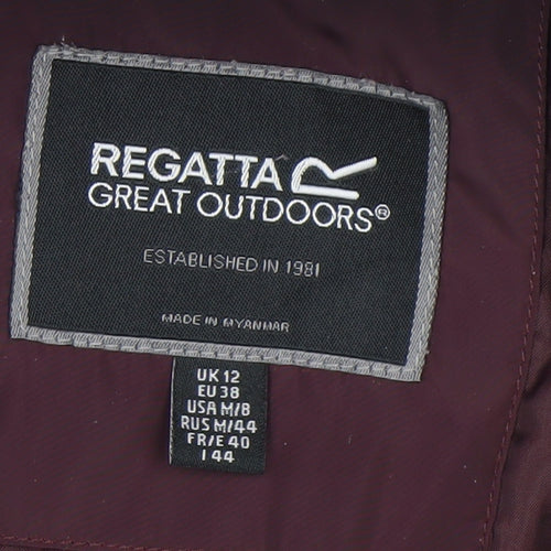 Regatta Womens Purple Insulated Bodywarmer Waistcoat UK 12