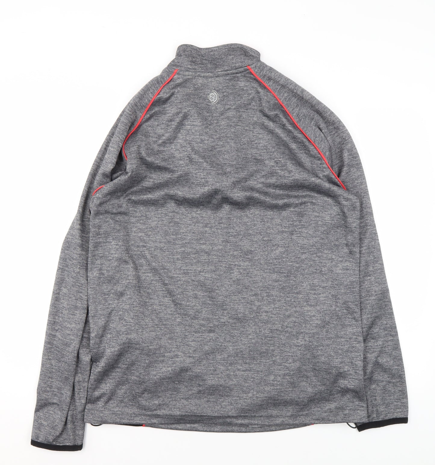 O'Neills Men’s Grey 1/4 Zip Track Jacket Size L Lightweight Activewear