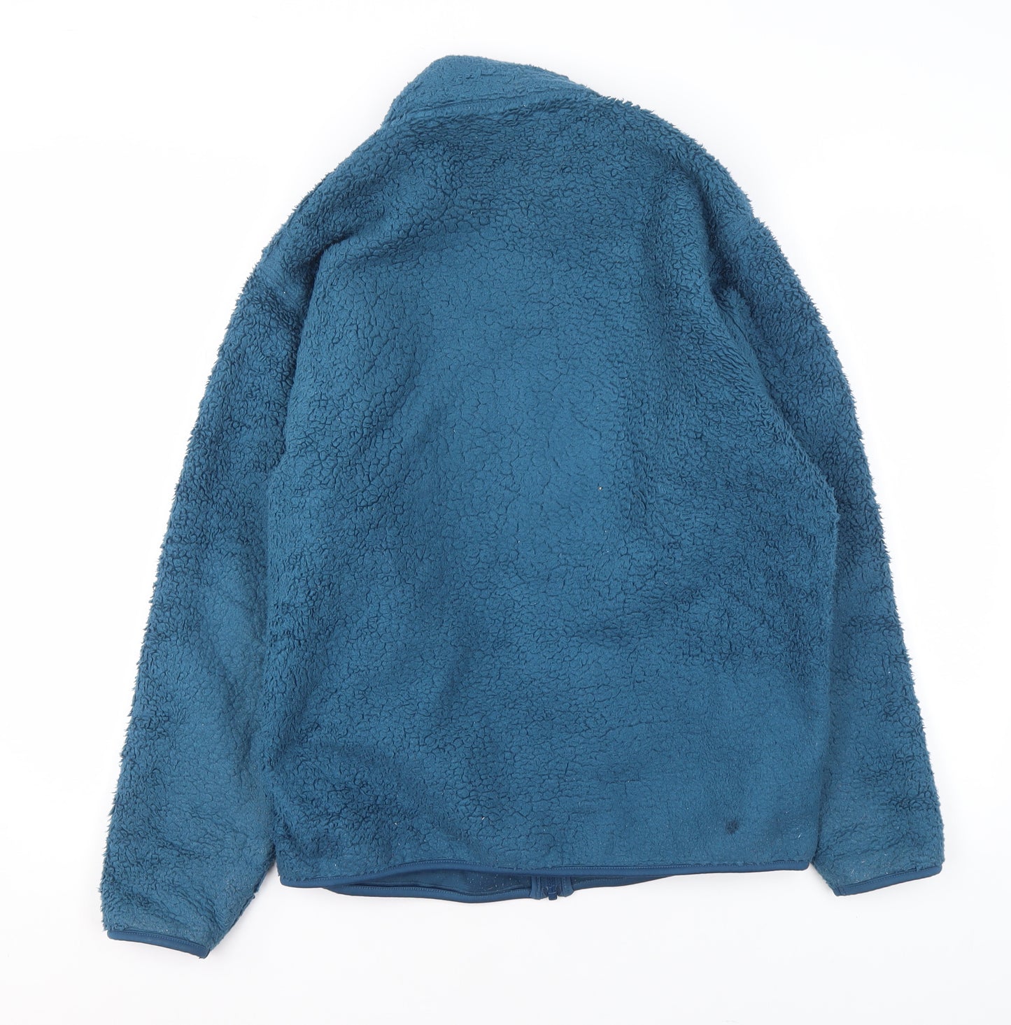 Uniqlo Men's Blue Full Zip Fleece Sweatshirt Size S