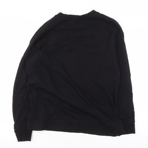 George Looney Tunes Women's Black Cotton Pullover Sweatshirt Size 12-14