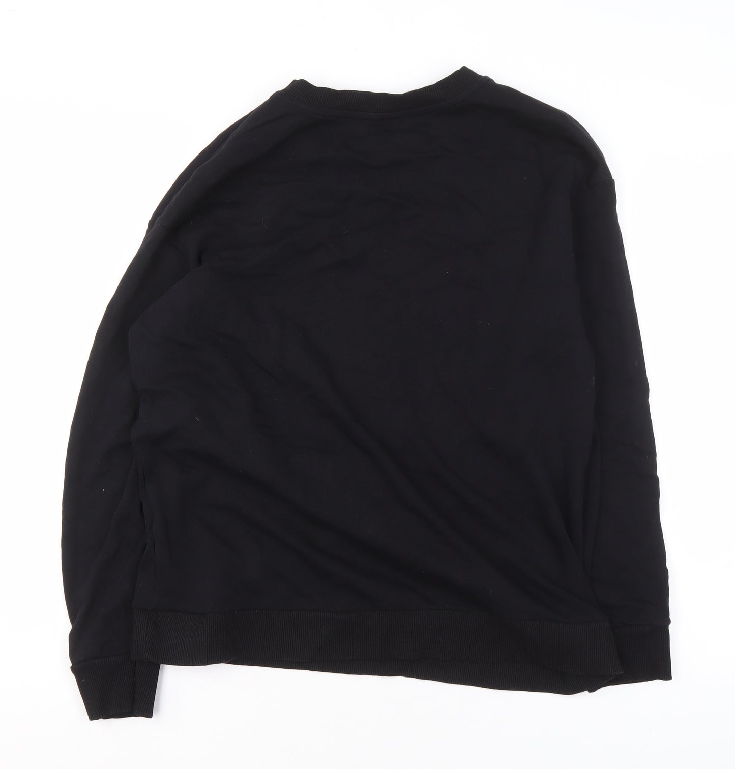 George Looney Tunes Women's Black Cotton Pullover Sweatshirt Size 12-14