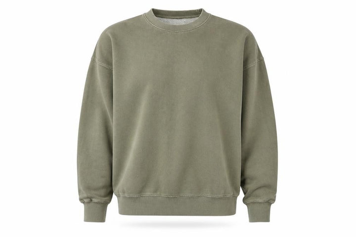 Pull&Bear Men's Green Crew Neck Sweatshirt Size S Classic Fit