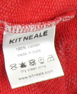 Coca-Cola by Kit Neale Women's Grey Red Pullover Sweatshirt Small