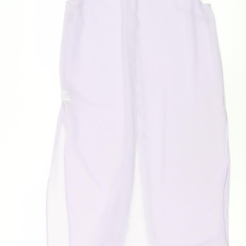Marks and Spencer Womens Lilac Sleeveless Collared Chiffon Blouse UK 10