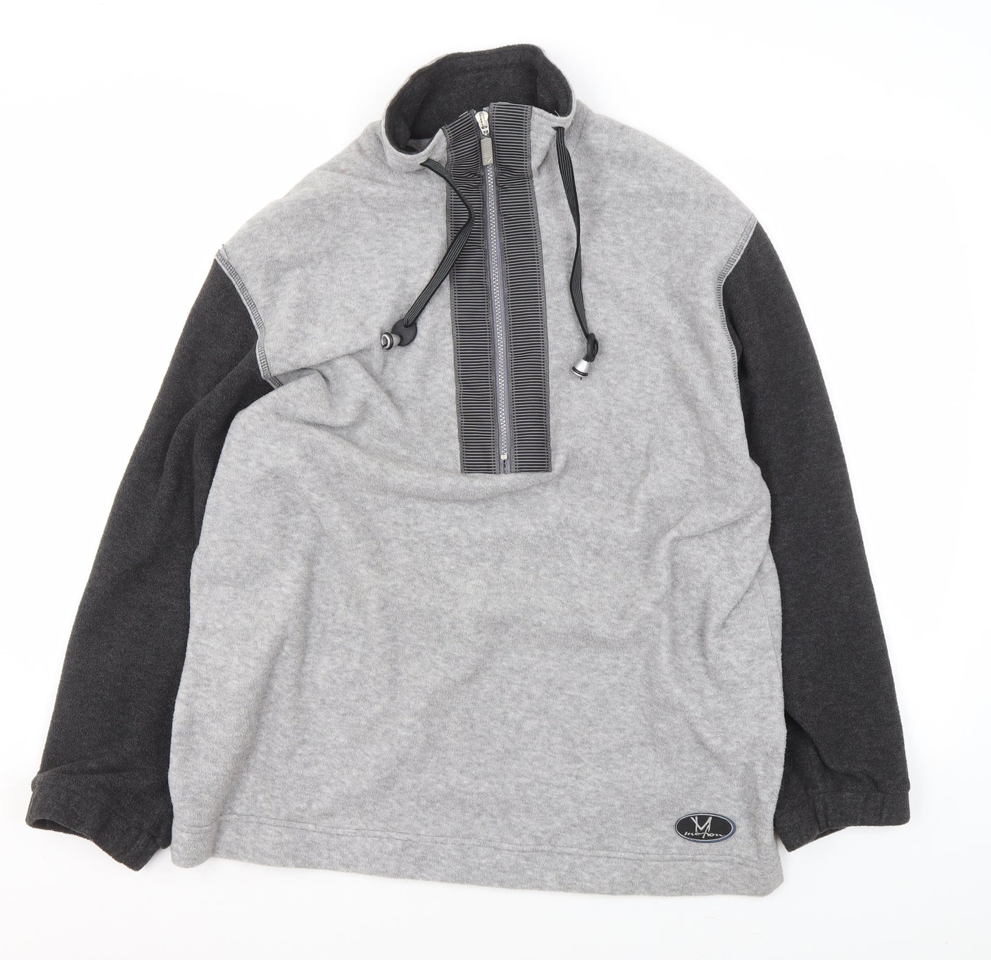 Made For Motion Men's Grey Fleece 1/4 Zip Sweatshirt Size M