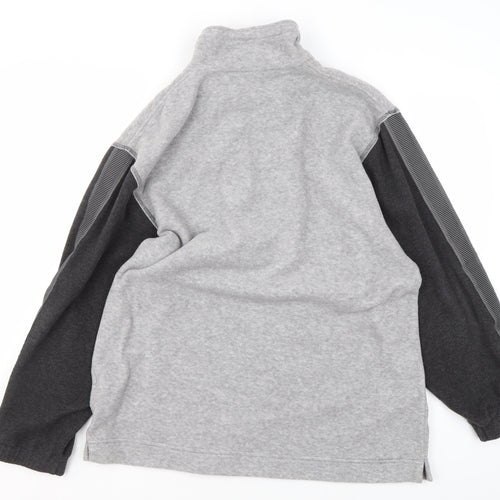 Made For Motion Men's Grey Fleece 1/4 Zip Sweatshirt Size M