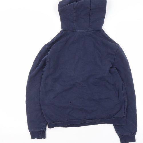 Emporio Armani EA7 Boys Navy Blue Pullover Hoodie Size 14 Years Cotton Blend