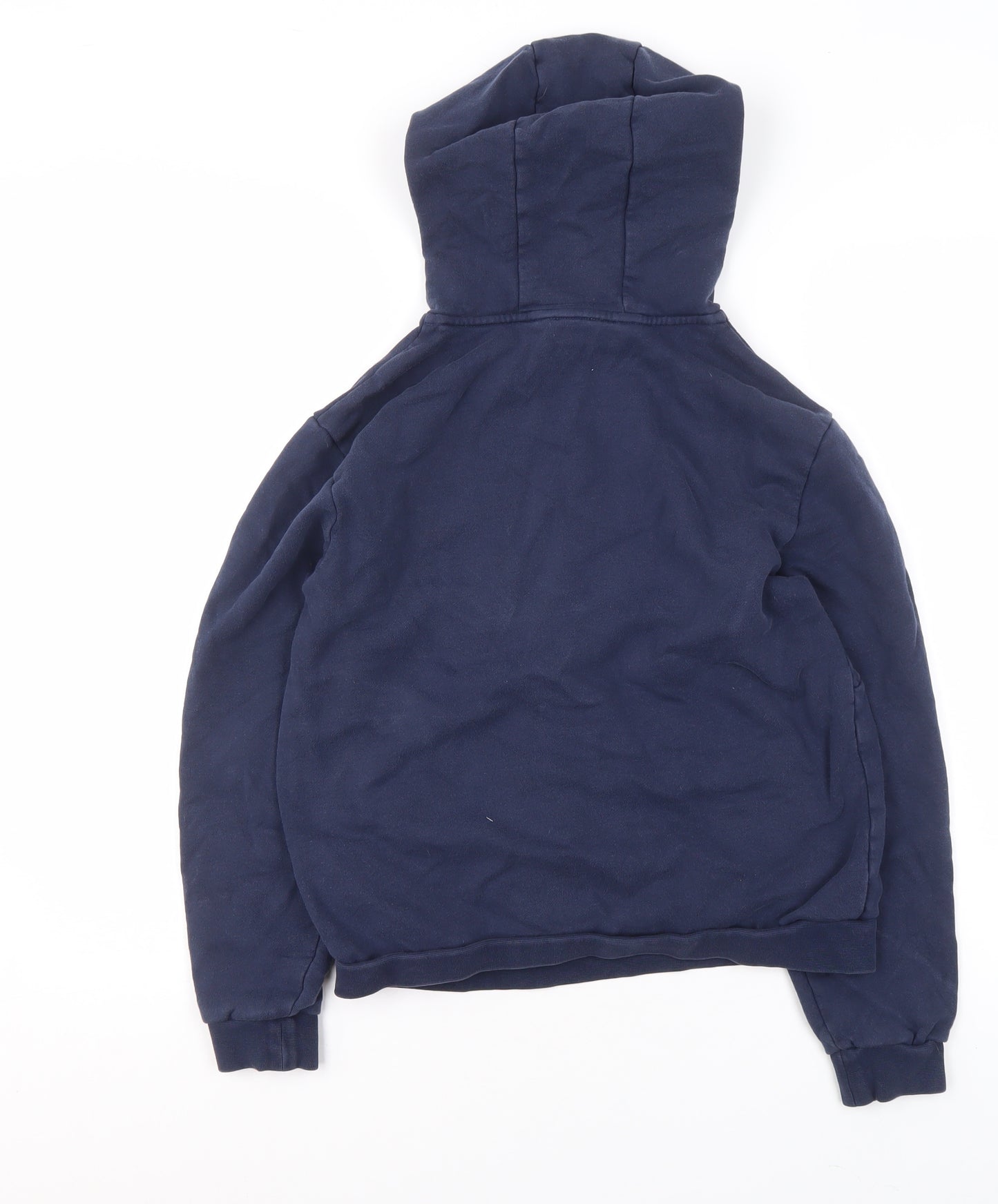 Emporio Armani EA7 Boys Navy Blue Pullover Hoodie Size 14 Years Cotton Blend