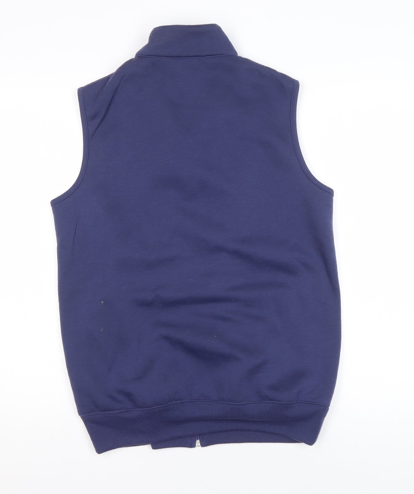 Damart Women Blue Fleece Bodywarmer Waistcoat Size 10/12
