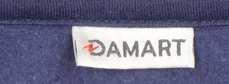 Damart Women Blue Fleece Bodywarmer Waistcoat Size 10/12
