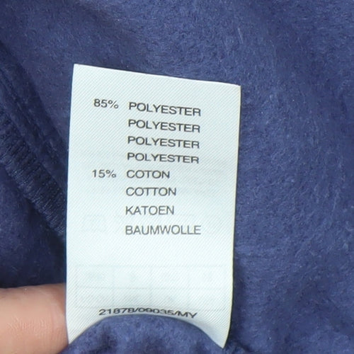 Damart Women Blue Fleece Bodywarmer Waistcoat Size 10/12