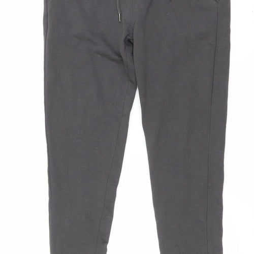 Fluid Mens Black Jogger Track Pants M Regular Fit Cotton Blend