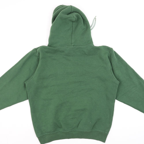 PrettyLittleThing Womens Green Pullover Hoodie XS Relaxed Fit