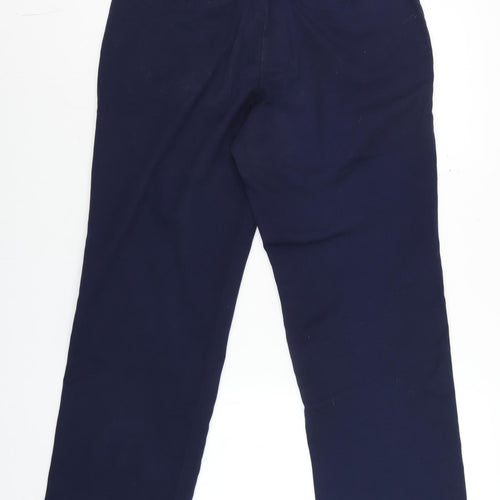 H&M DIVIDED Men's Navy Blue Chino Trousers Size 38 Regular Fit