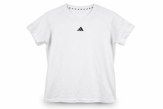 Front view of Adidas women’s white xs regular fit sports t-shirt