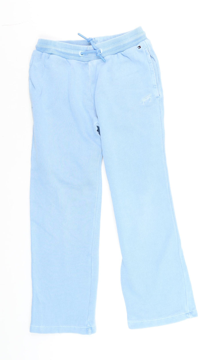 Tommy Hilfiger Boys Blue Jogger Sweatpants Size 8 Years Cotton Blend