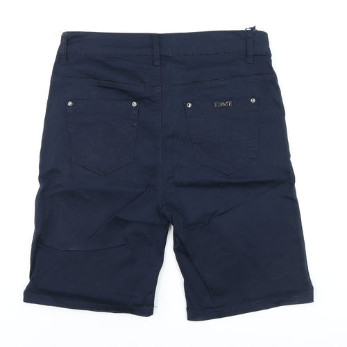 H & U Jeans Men's Blue Regular Fit Chino Shorts Size L 40