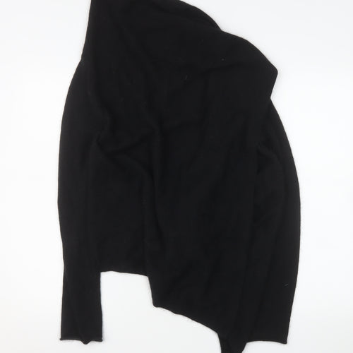 James Lakeland Women’s Black Angora Knit Open Cardigan L