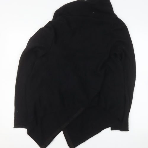 James Lakeland Women’s Black Angora Knit Open Cardigan L