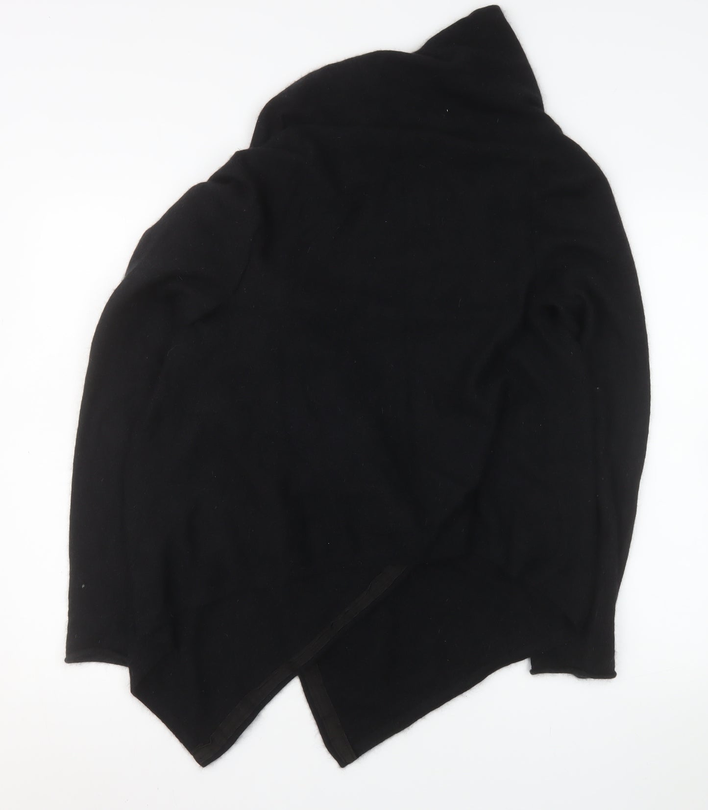 James Lakeland Women’s Black Angora Knit Open Cardigan L