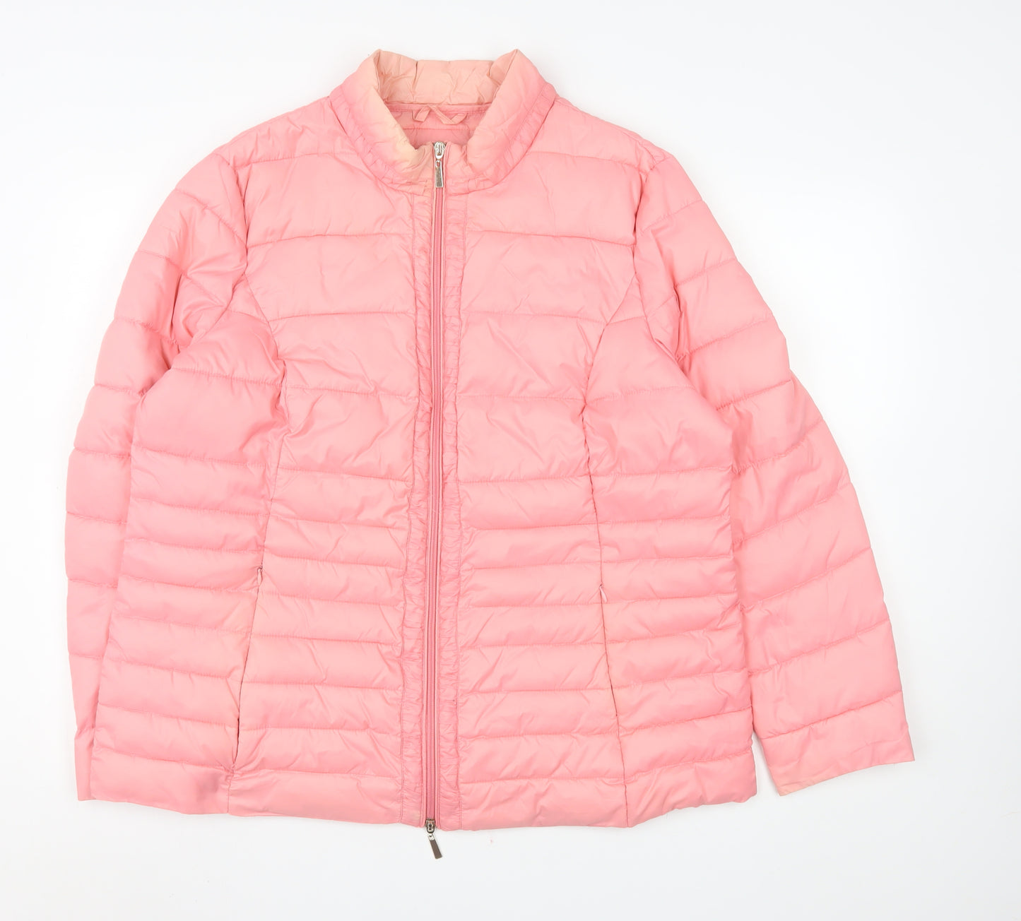 Centigrade Womens Pink Puffer Jacket Size 18 Mid-Length Lightweight