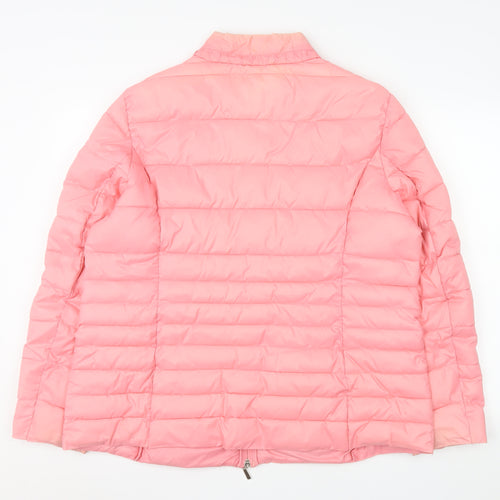 Centigrade Womens Pink Puffer Jacket Size 18 Mid-Length Lightweight