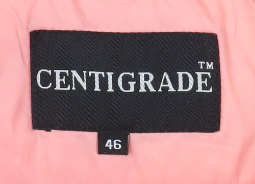 Centigrade Womens Pink Puffer Jacket Size 18 Mid-Length Lightweight