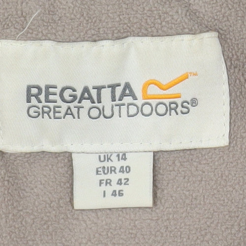 Regatta Women's Purple Hooded Puffer Waistcoat UK 14 Outdoor Gilet