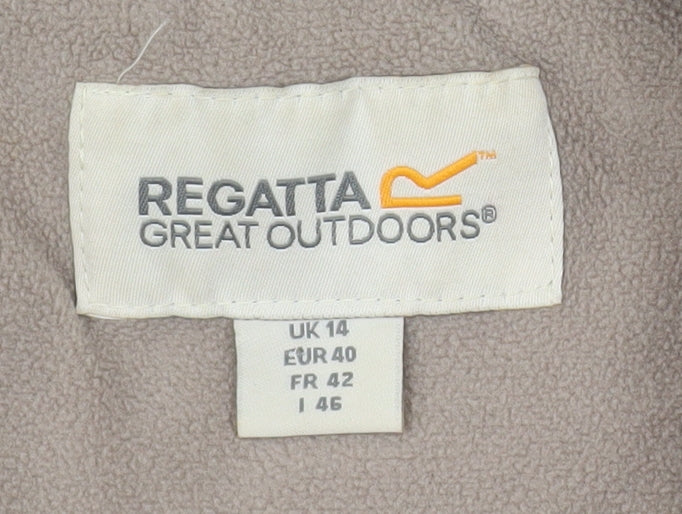 Regatta Women's Purple Hooded Puffer Waistcoat UK 14 Outdoor Gilet